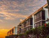 Buildings at Sunset